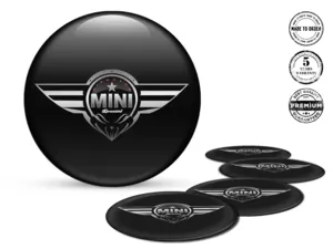 Mini Cooper Decalcomania Cerchio Edizione Emblemi Ruota Custom